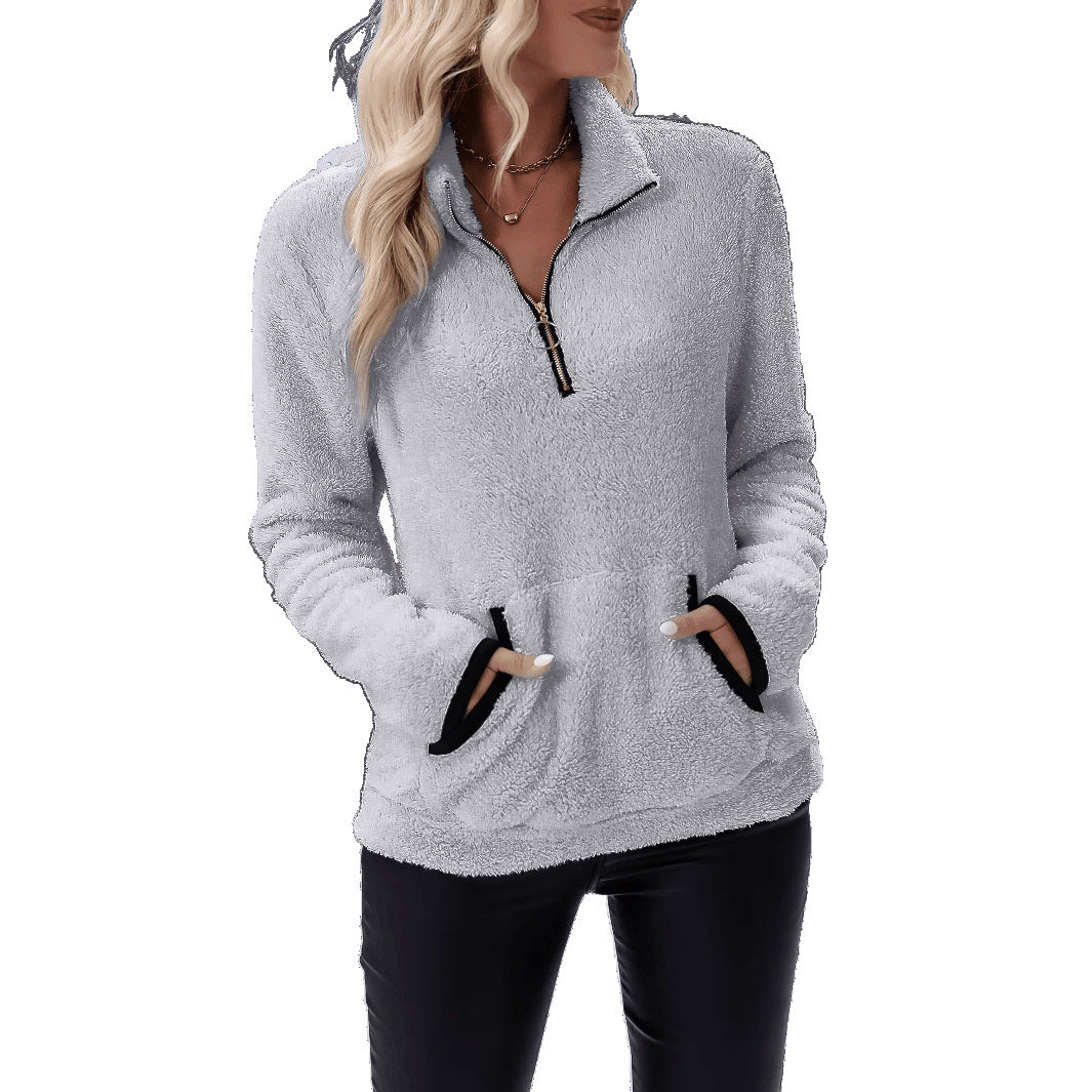 Rosgrove | Women - Fleece Jumper - Stand Collar Zip