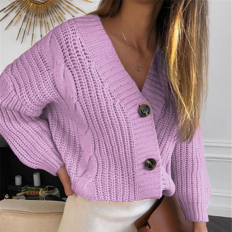 Rosgrove | Women - Chunky Knit Cardigan - V-Neck