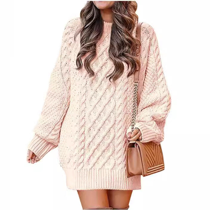 Rosgrove | Women - Casual Large Knitted Jumper - Cable Knit Style