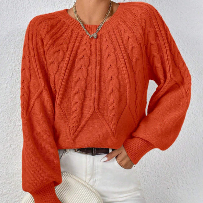 Rosgrove | Women - Cable Pattern Knitted Jumper - Wide Cut