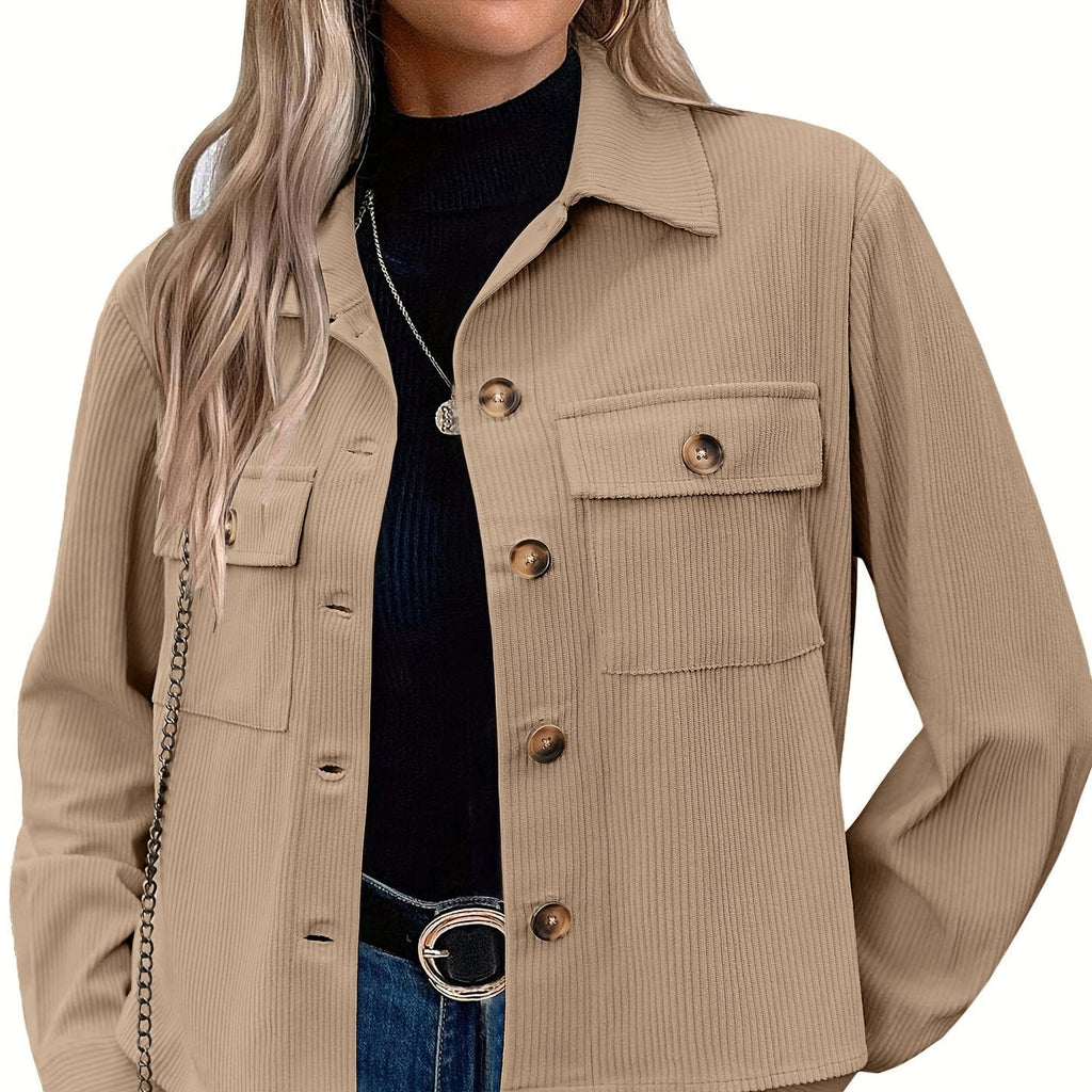 Rosgrove | Women - Corduroy Jacket - Breast Pockets