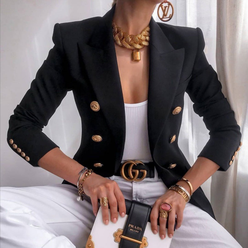 Rosgrove | Women - Elegant Blazer - Double Button Style