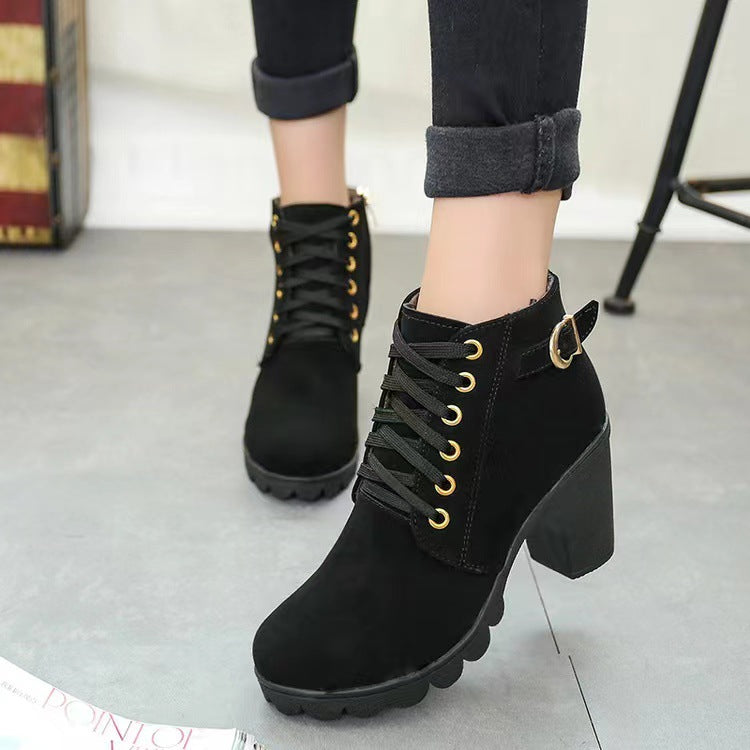 Rosgrove | Women - Trendy Ankle Boots - Block Heel