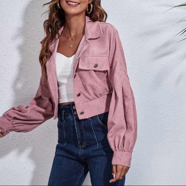 Rosgrove | Women - Blouson Jacket - Wide Sleeve Design