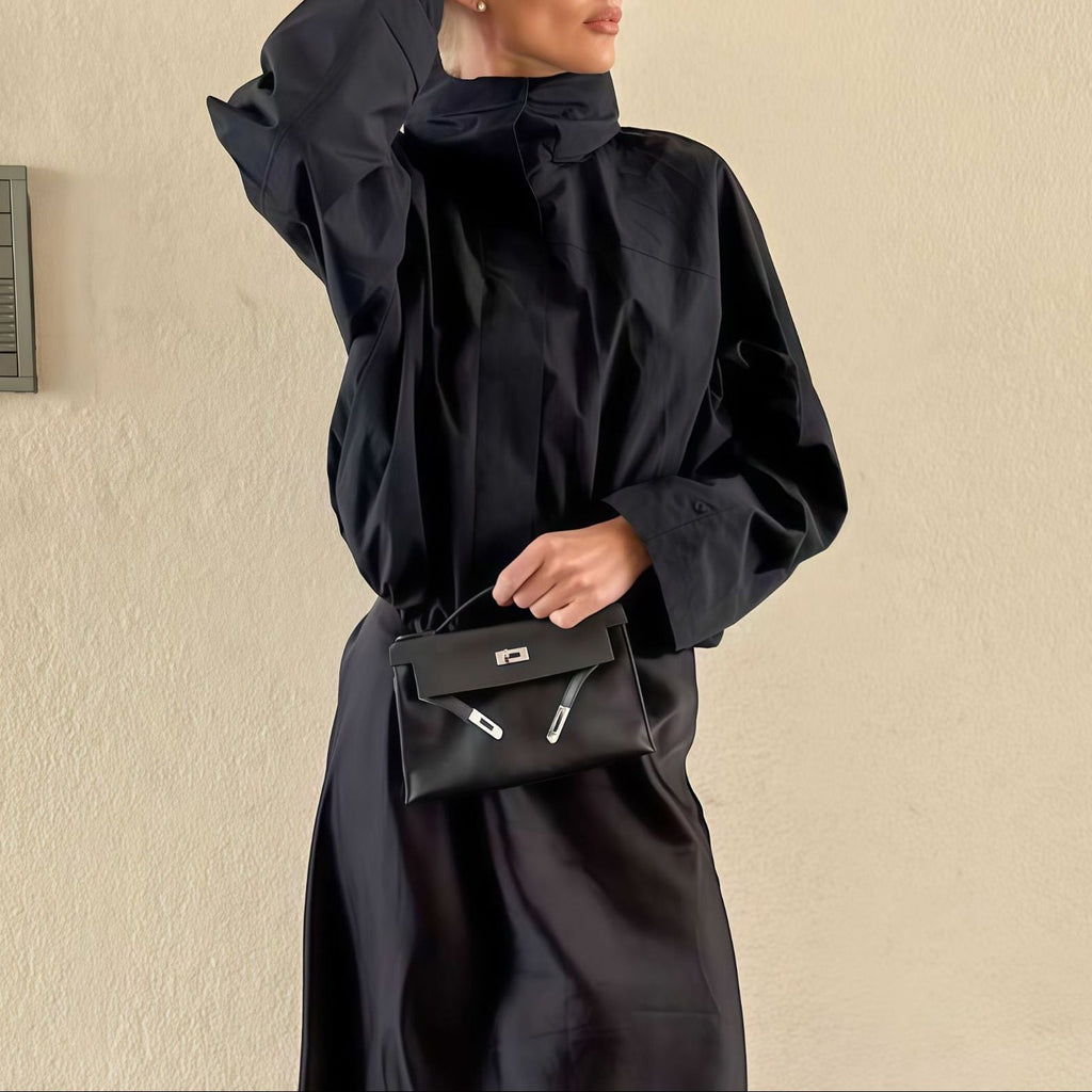 Rosgrove | Women - Oversized Functional Jacket with High Collar