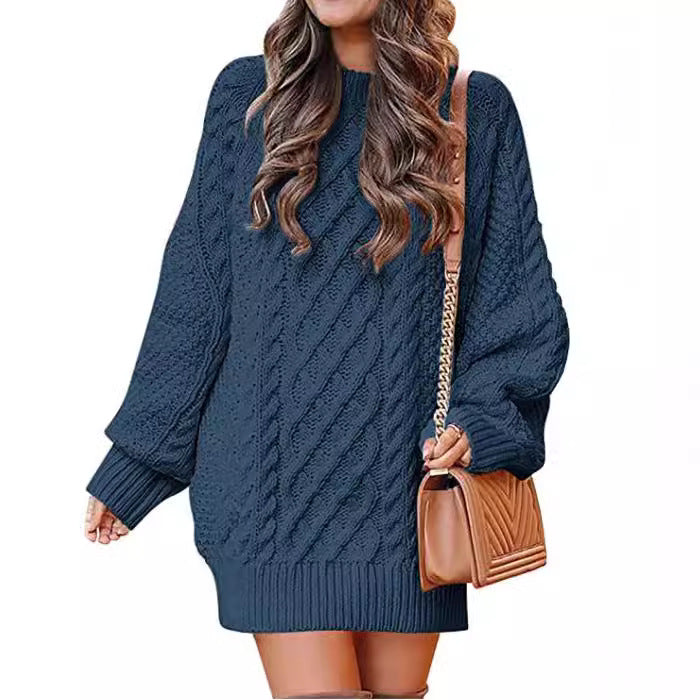 Rosgrove | Women - Casual Large Knitted Jumper - Cable Knit Style