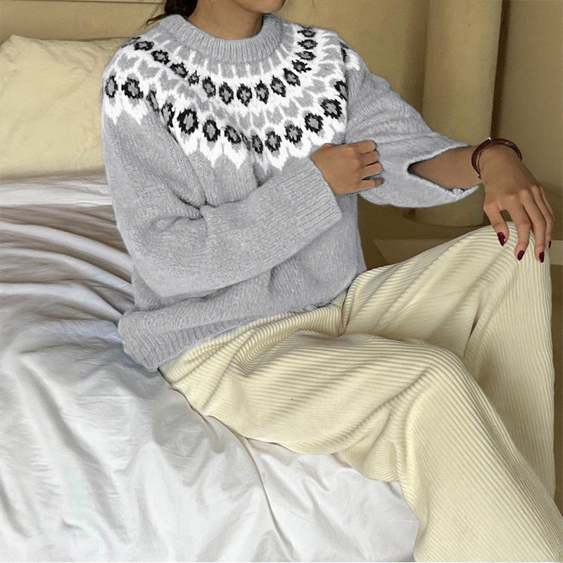 Rosgrove | Women - Knitted Jumper - Traditional Norwegian Design