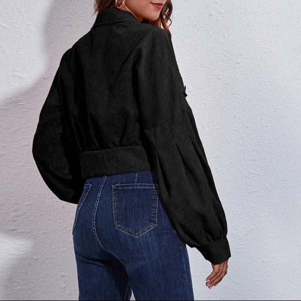 Rosgrove | Women - Blouson Jacket - Wide Sleeve Design