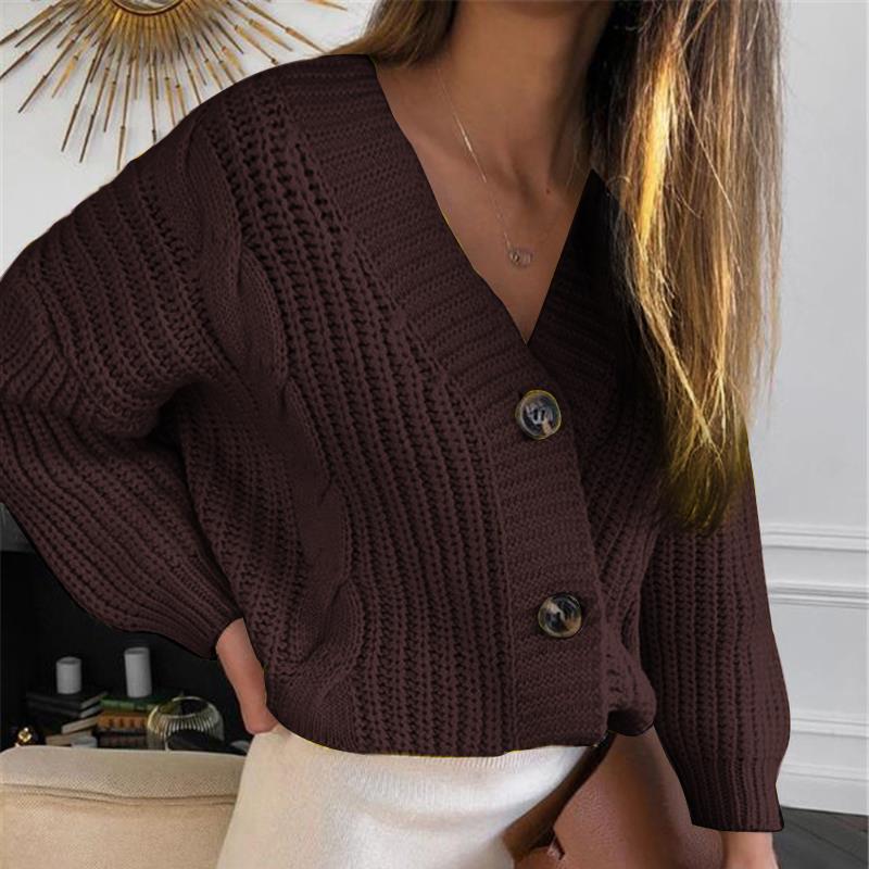 Rosgrove | Women - Chunky Knit Cardigan - V-Neck