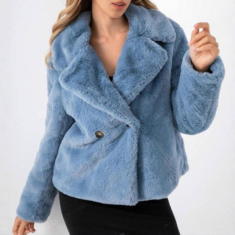Rosgrove | Women - Trendy Teddy Jacket - Soft Fashion Layer