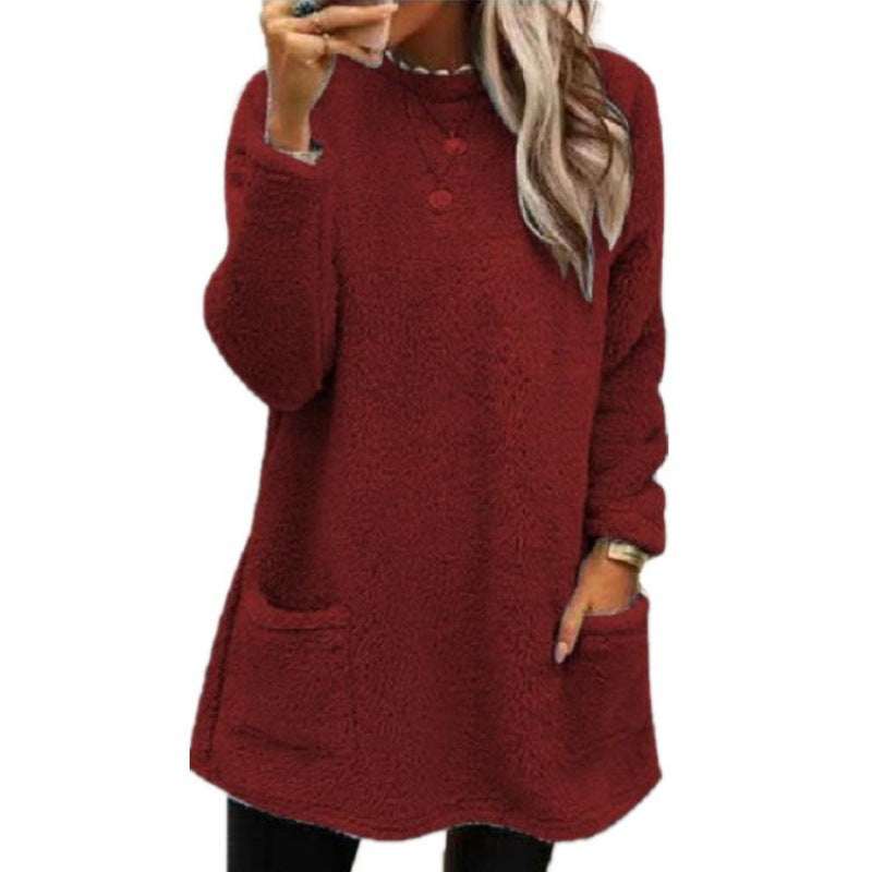 Rosgrove | Women - Wide Cut Fleece Jumper with Pockets