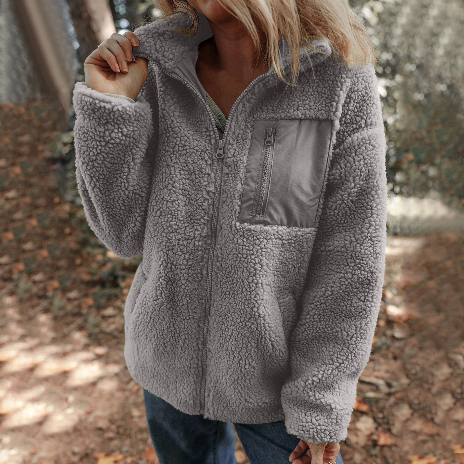 Rosgrove | Women - Fleece Jacket - High Collar Style