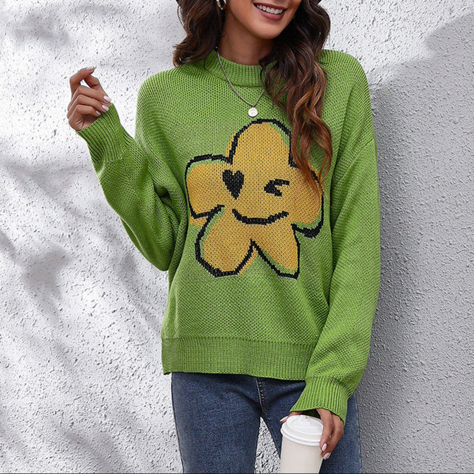 Rosgrove | Women - Knitted Jumper - Floral Design