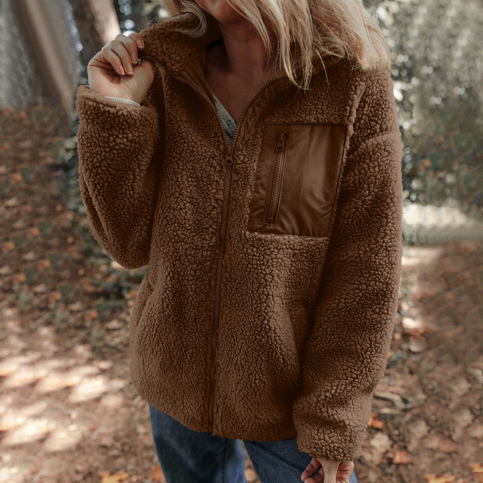 Rosgrove | Women - Fleece Jacket - High Collar Style