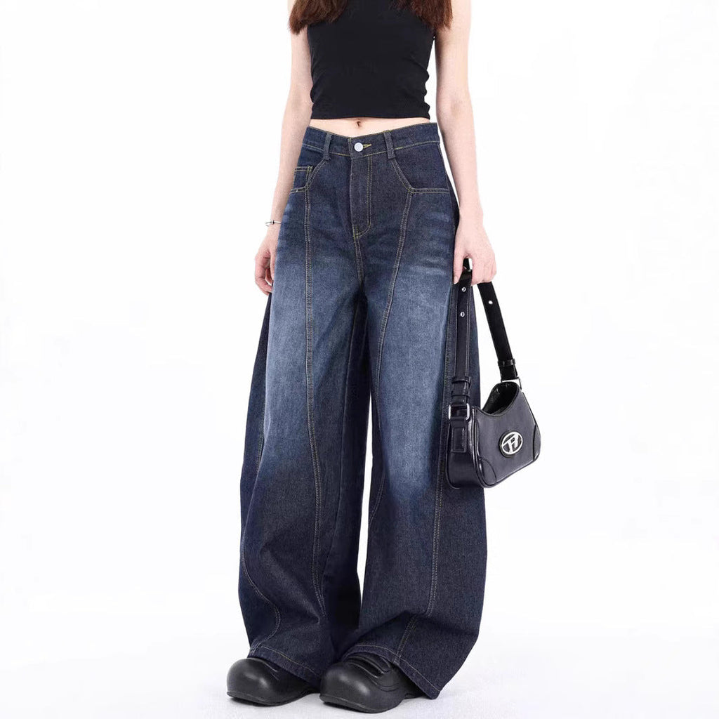 Rosgrove | Women - Wide-Leg Denim Trousers - High-Waisted