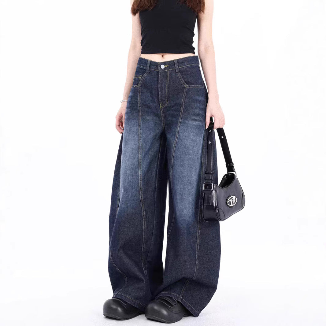 Rosgrove | Women - Wide-Leg Denim Trousers - High-Waisted