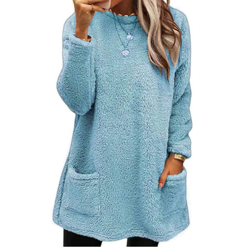 Rosgrove | Women - Wide Cut Fleece Jumper with Pockets