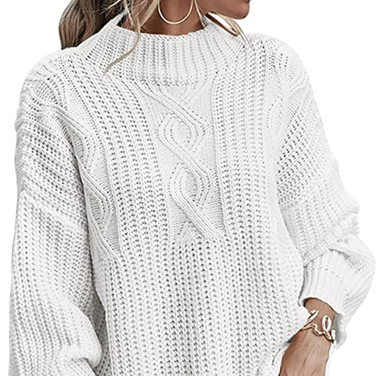 Rosgrove | Women - Elegant Cable Knit Jumper - Modern Style