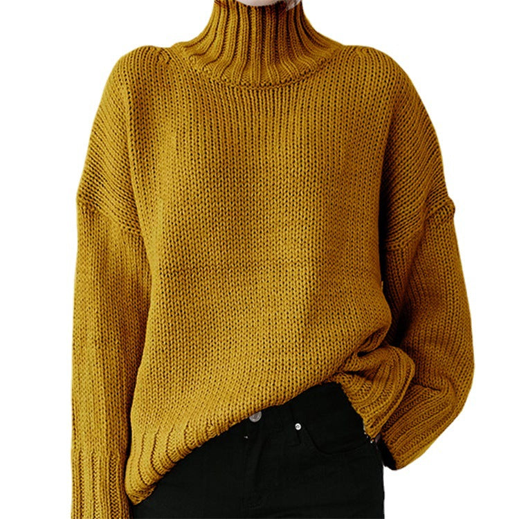 Rosgrove | Women - Chunky Knit Jumper with High Collar