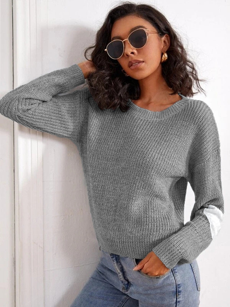 Rosgrove | Women - Trendy Knit Jumper - Arm Detail