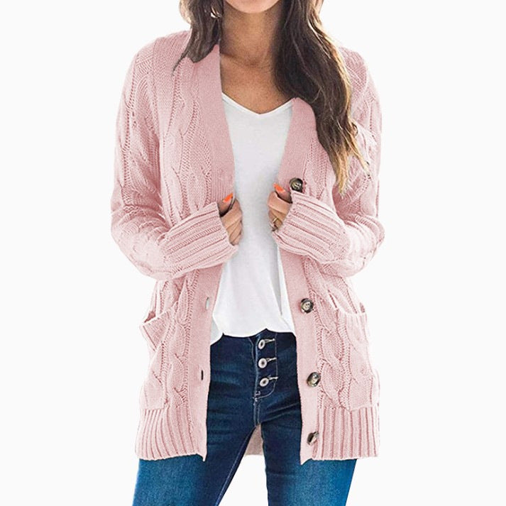 Rosgrove | Women - Relaxed Fit Cardigan - Wool Blend