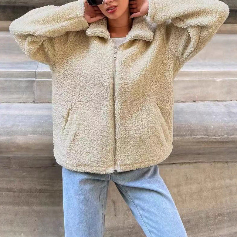 Rosgrove | Women - Fleece Zip-Up Jacket - Comfort Fit