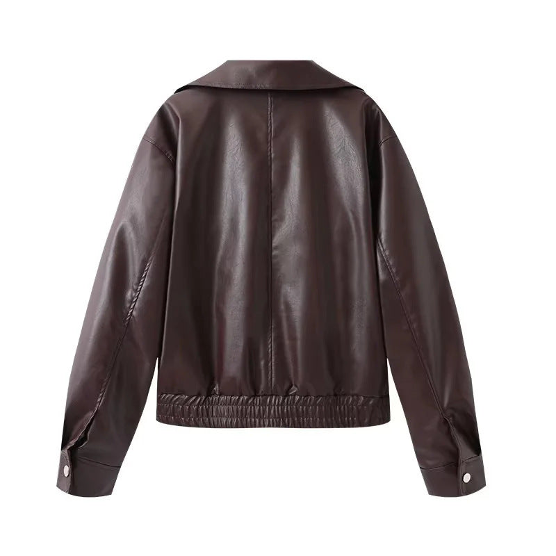 Rosgrove | Women - Faux Leather Jacket - Casual Fit