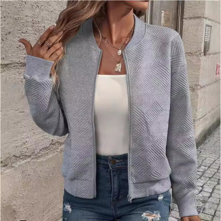 Rosgrove | Women - Structured Bomber Jacket - Casual Style