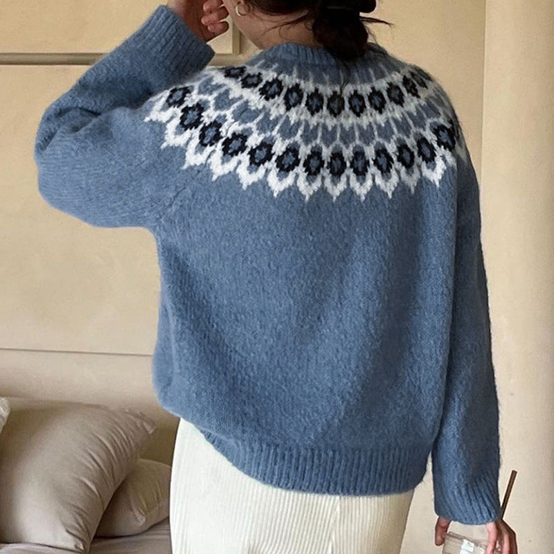 Rosgrove | Women - Knitted Jumper - Traditional Norwegian Design