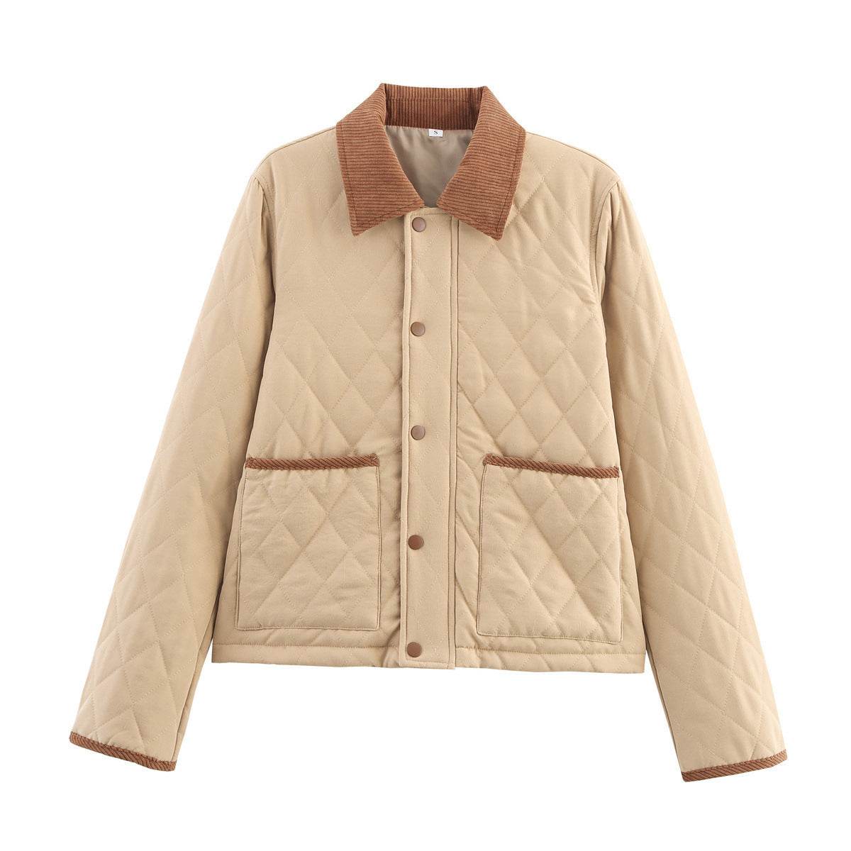 Rosgrove | Women - Quilted Jacket - Checked Collar
