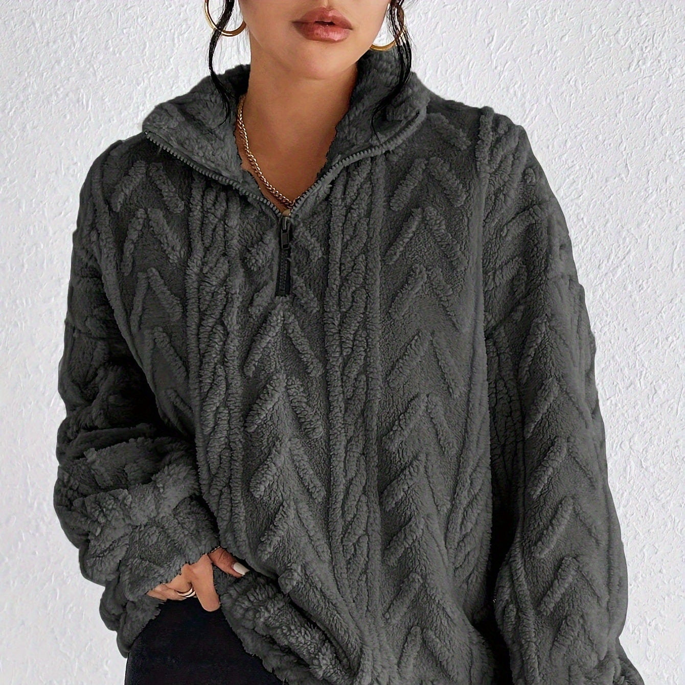 Rosgrove | Women - Fleece Jumper with High Collar
