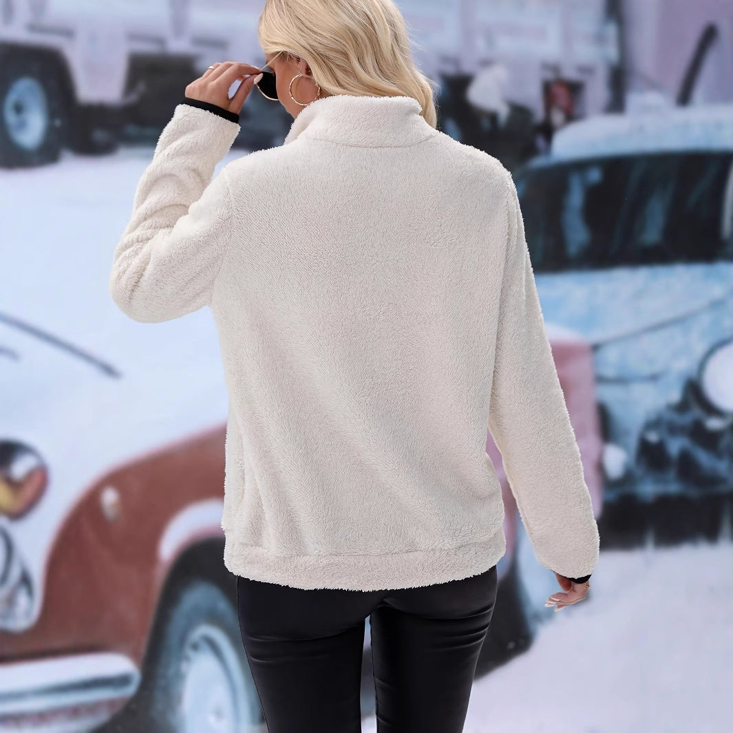 Rosgrove | Women - Fleece Jumper - Stand Collar Zip