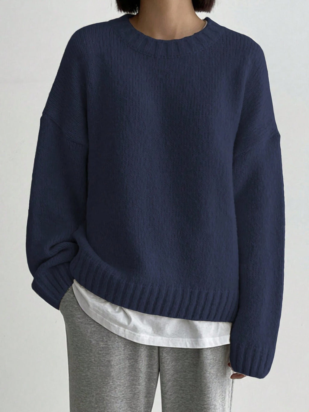 Rosgrove | Women - Oversized Knit Jumper - Crew Neck