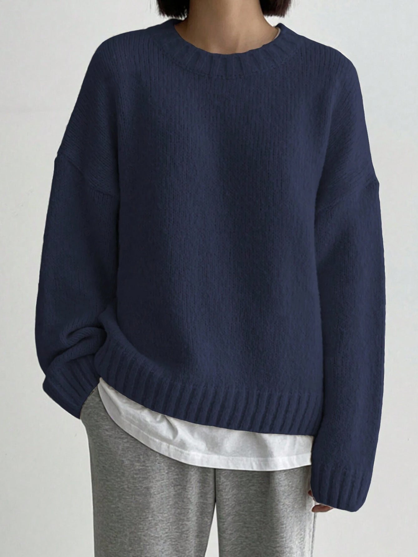 Rosgrove | Women - Oversized Knit Jumper - Crew Neck