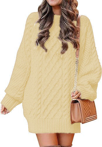 Rosgrove | Women - Casual Large Knitted Jumper - Cable Knit Style