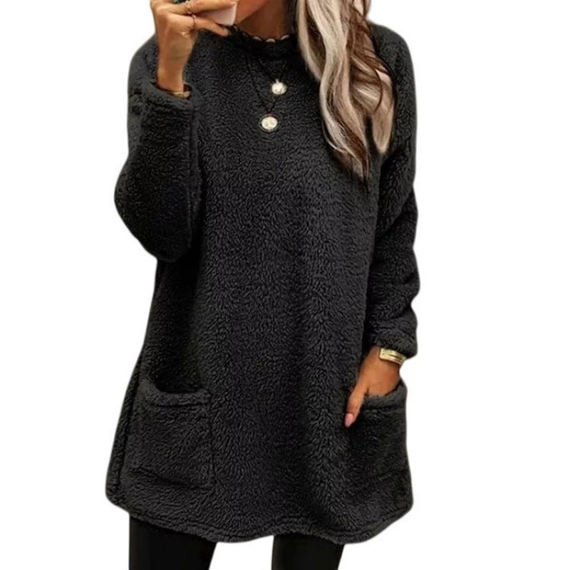 Rosgrove | Women - Wide Cut Fleece Jumper with Pockets