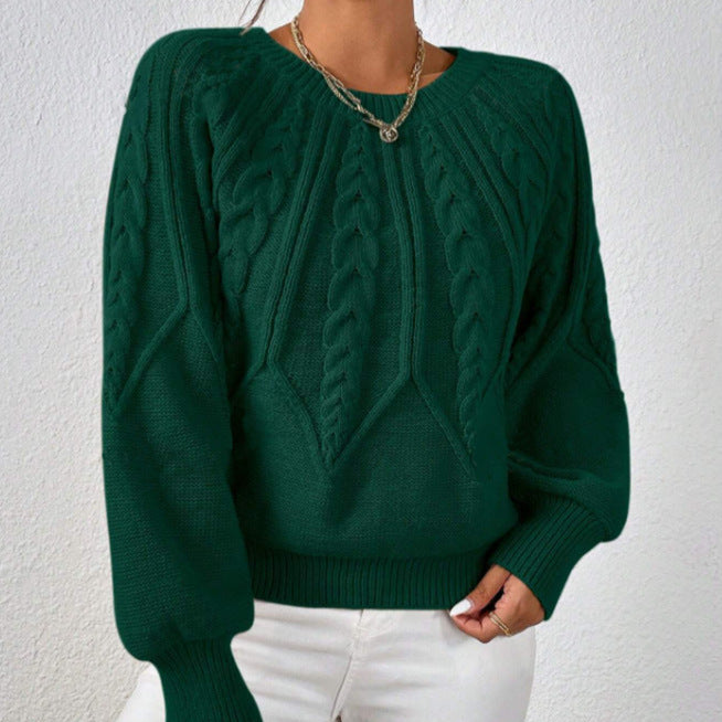 Rosgrove | Women - Cable Pattern Knitted Jumper - Wide Cut