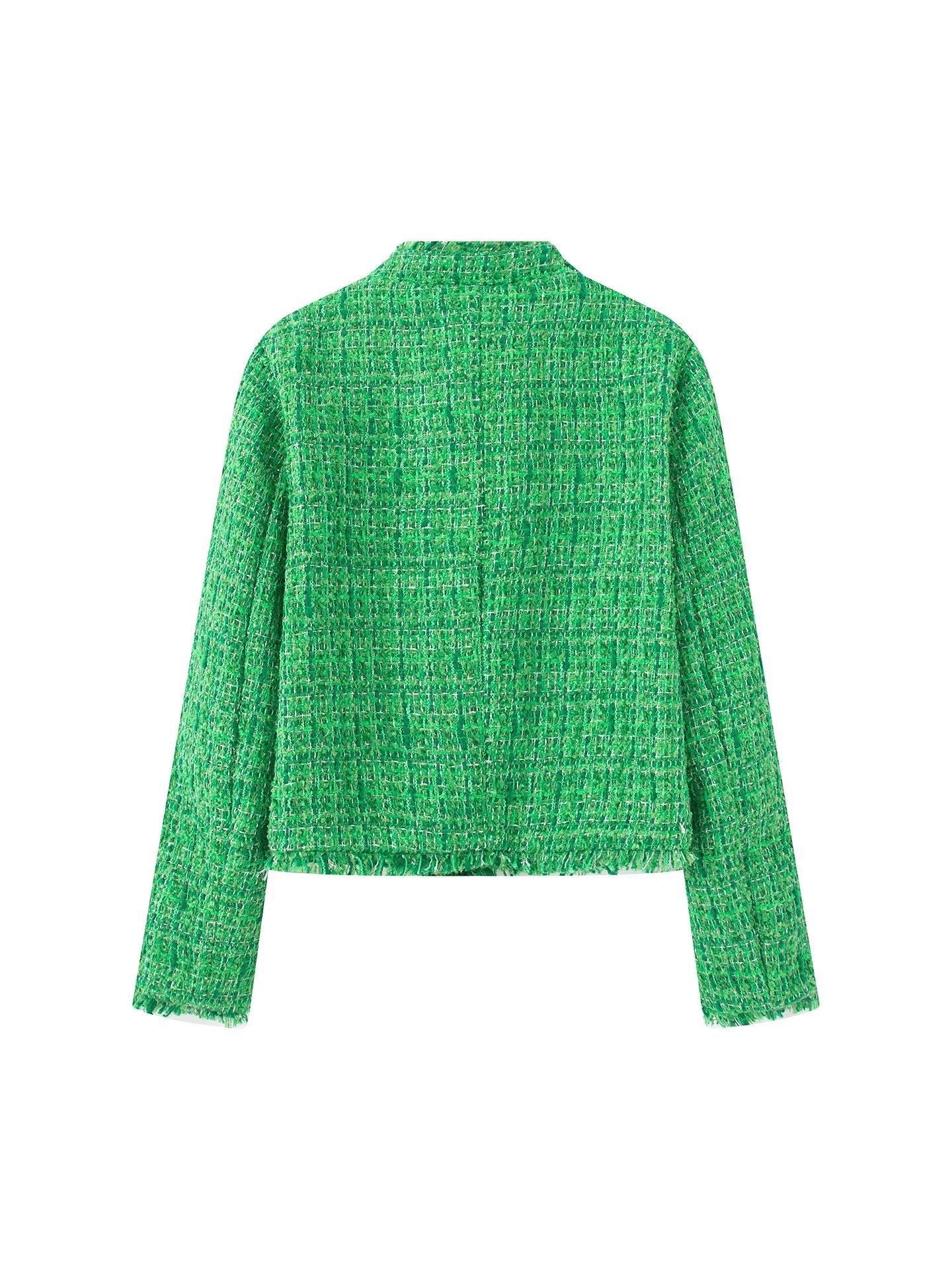 Rosgrove | Women - Stylish Short Jacket - Structured Tweed