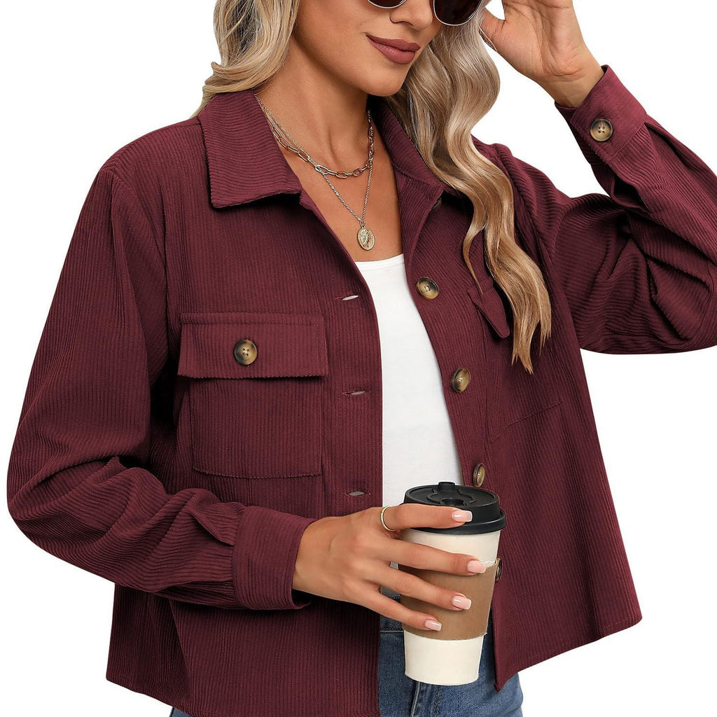 Rosgrove | Women - Corduroy Jacket - Breast Pockets
