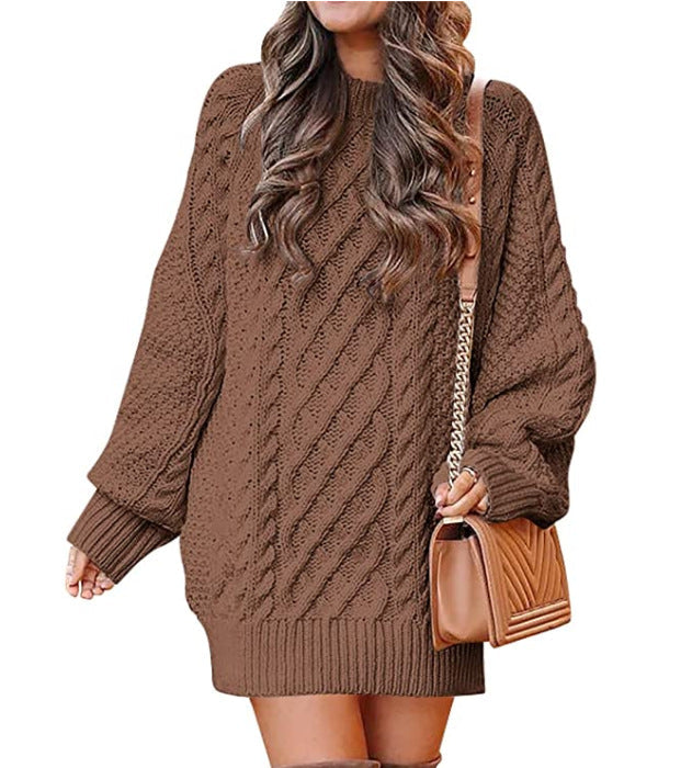 Rosgrove | Women - Casual Large Knitted Jumper - Cable Knit Style