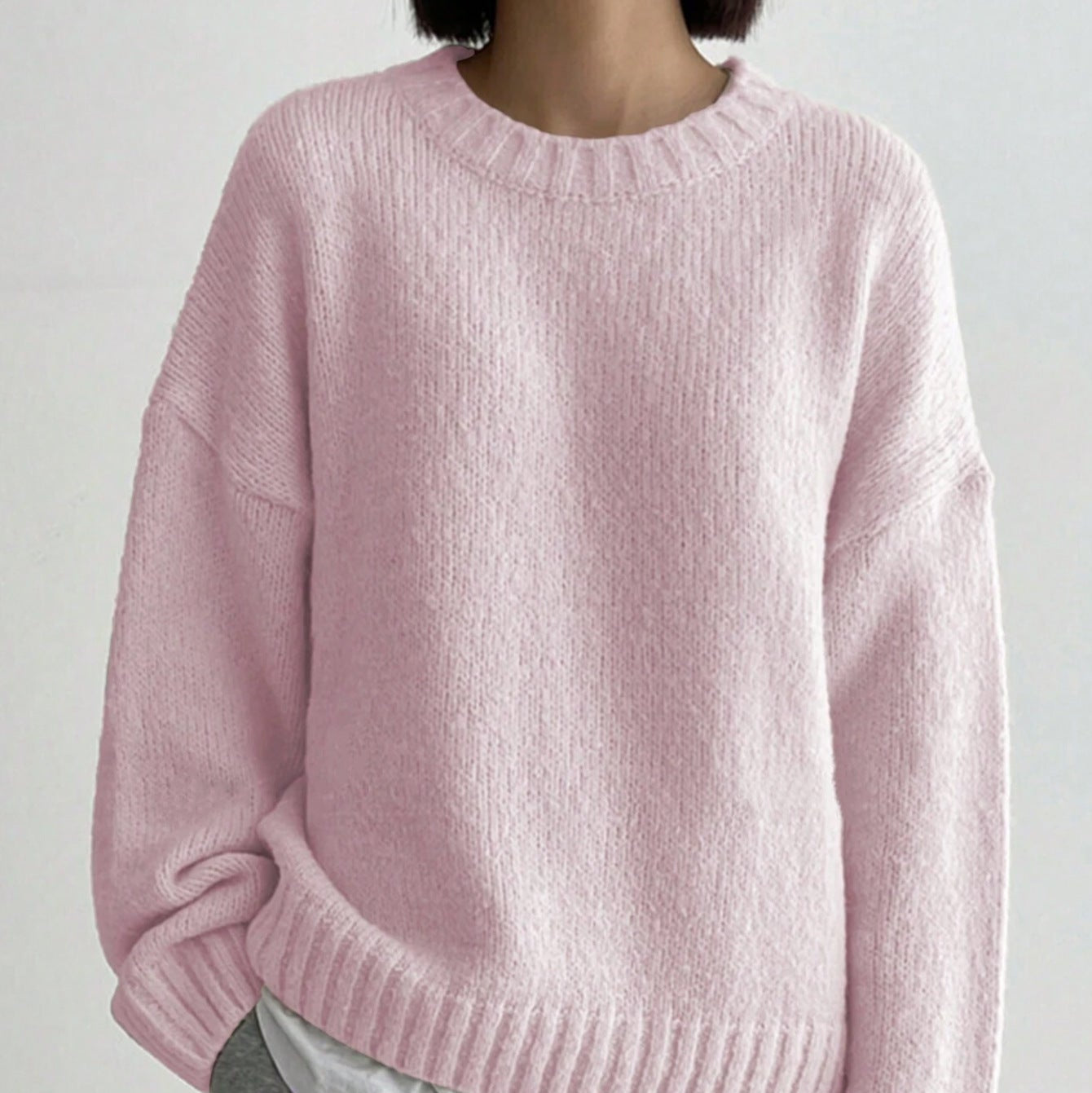 Rosgrove | Women - Oversized Knit Jumper - Crew Neck