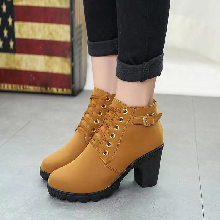 Rosgrove | Women - Trendy Ankle Boots - Block Heel
