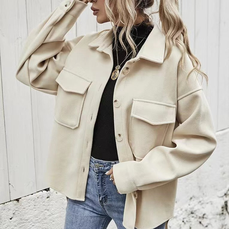 Rosgrove | Women -  Oversized Jacket with Pockets & Buttons