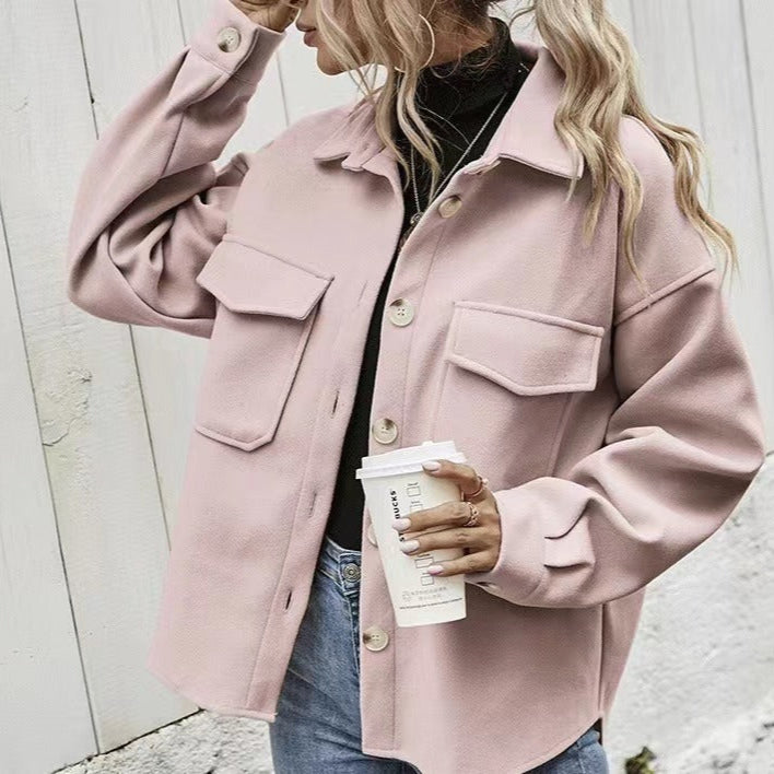 Rosgrove | Women -  Oversized Jacket with Pockets & Buttons