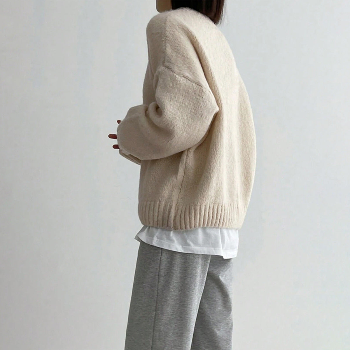 Rosgrove | Women - Oversized Knit Jumper - Crew Neck