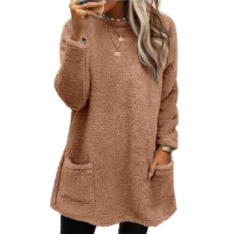 Rosgrove | Women - Wide Cut Fleece Jumper with Pockets