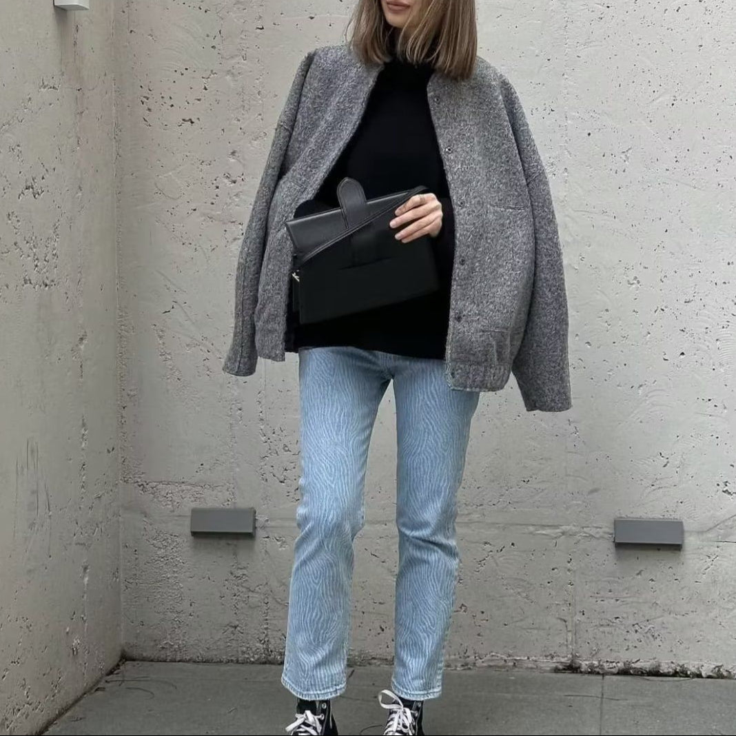 Rosgrove | Women - Casual Oversized Jacket - Light Weight