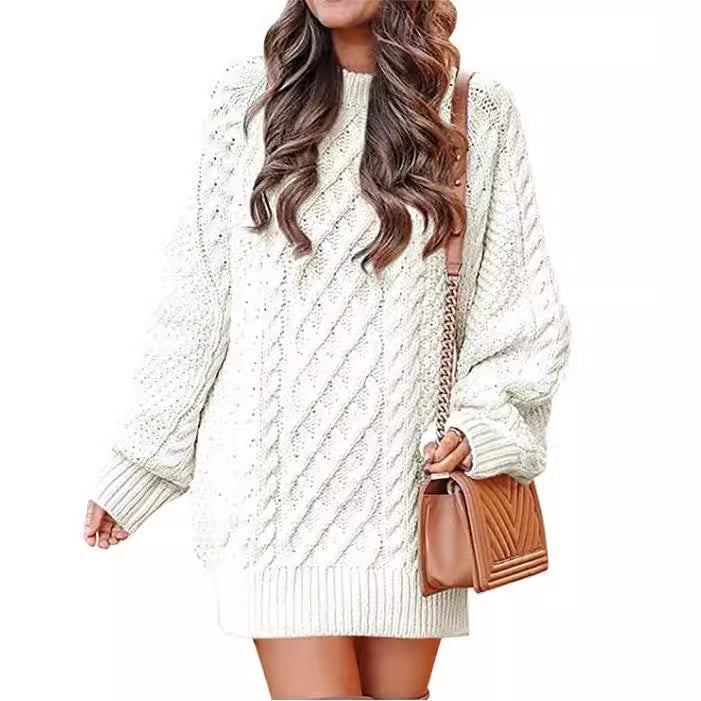 Rosgrove | Women - Casual Large Knitted Jumper - Cable Knit Style