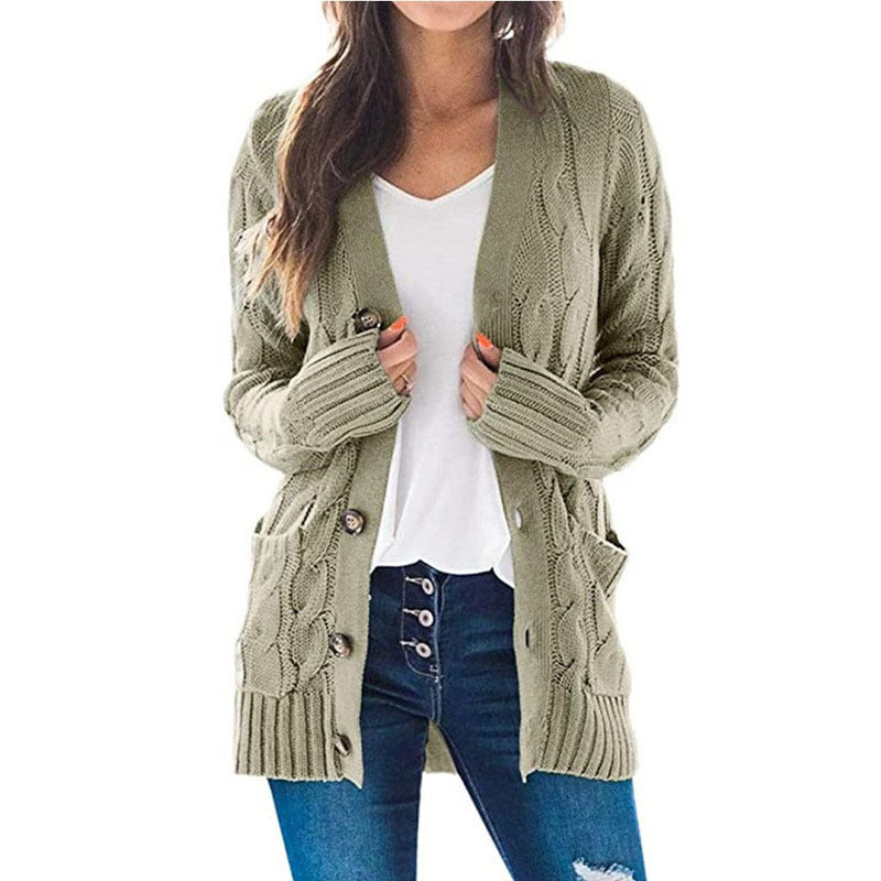 Rosgrove | Women - Relaxed Fit Cardigan - Wool Blend