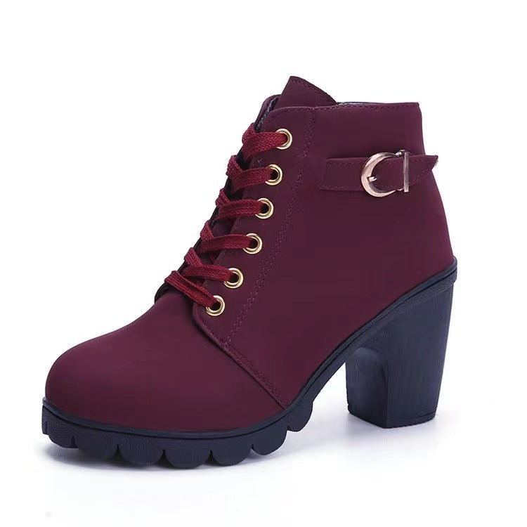 Rosgrove | Women - Trendy Ankle Boots - Block Heel